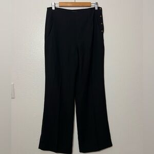 Zara Black Wide-Leg Women's dress Pants size M